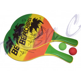 Beachball Schläger Set mit zwei Bällen