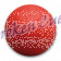 Kickerball PE hart in rot, Ø 34 mm, glatt-schnell