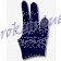 Billard-Handschuh  Felice  -dunkelblau-