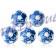 Kickerball Winspeed by Robertson 35 mm, blau/weiß, Set mit 5 St. 