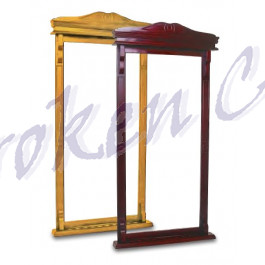 Wandhalter Luxus in Eiche hell + Mahagoni