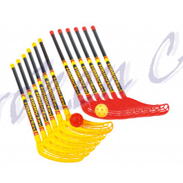 FunHockey Spar Set (12 Schläger + 12 Bälle)