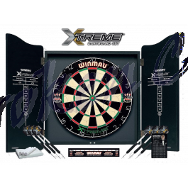Winmau Dartboard Set „XTREME“ inklusive Cabinet