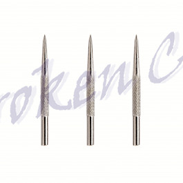 Steeldart Spitze Winmau Knurled  silber     32mm