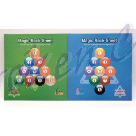 Aufbauschablonen Magic Rack Sheet  (Set)