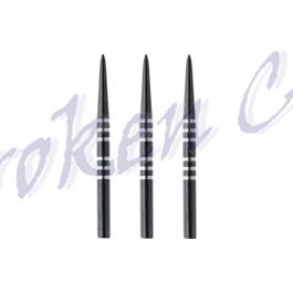 Steeldart Spitze Winmau Re-grooved  schwarz      32mm