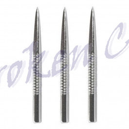 Steeldart Spitze Winmau Silver Effect Ringed      32mm