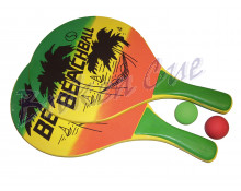 Beachball Schläger Set mit zwei Bällen