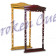 Wandhalter Luxus in Eiche hell + Mahagoni