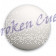 Kickerball PE hart in weiss, Ø 34 mm, glatt-schnell