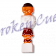 Kickerfigur Champion  rot/weiss