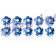 Kickerball Winspeed by Robertson 35 mm, blau/weiß, Set mit 10 St. 