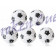 Kickerball Winspeed by Robertson 35 mm, weiß/schwarz, Set mit 5 St. 