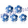 Kickerball Winspeed by Robertson 35 mm, blau/weiß, Set mit 5 St. 